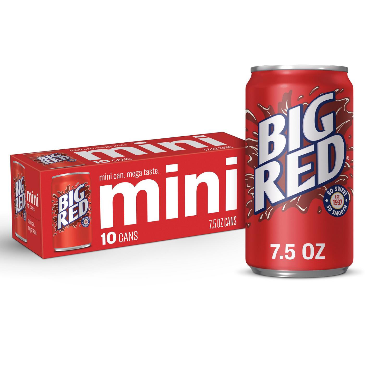 Big Red Soda Mini 7.5 oz Cans; image 1 of 6