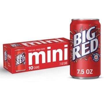Big Red Soda Mini 7.5 oz Cans, 10 pk