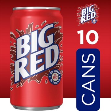 Big Red Soda Mini 7.5 oz Cans, 10 pk