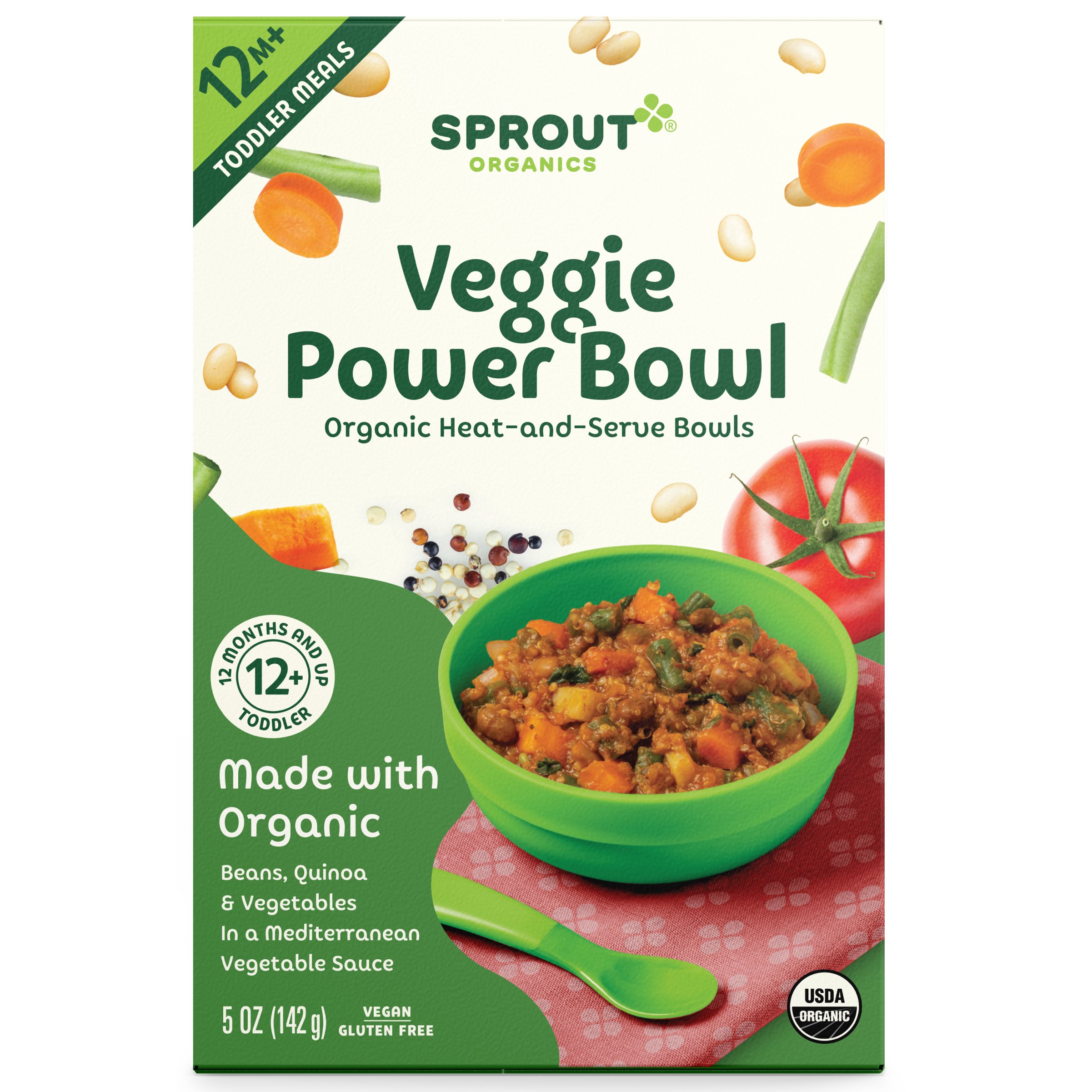 Sprout Organic Veggie Power Bowl Shop Toddler Food at HEB