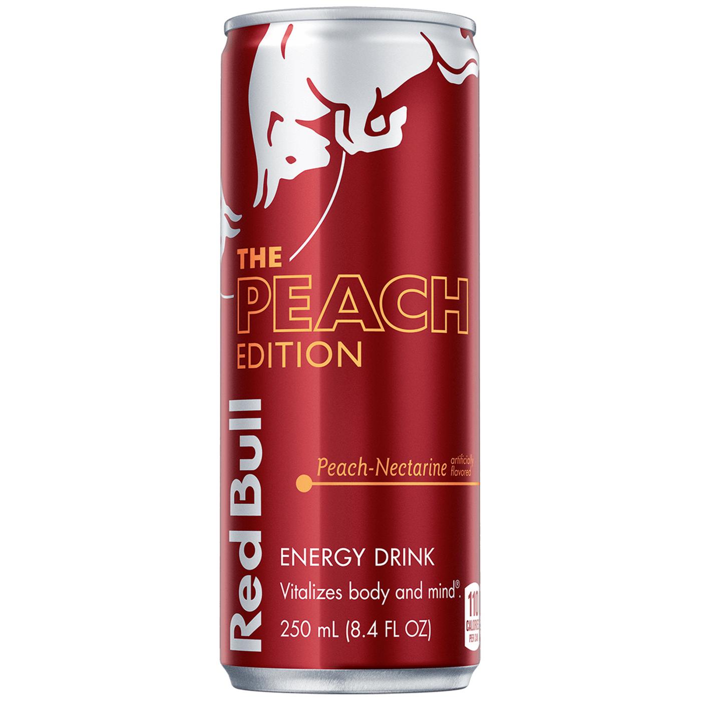 Red Bull The Peach Edition Energy Drink; image 1 of 6