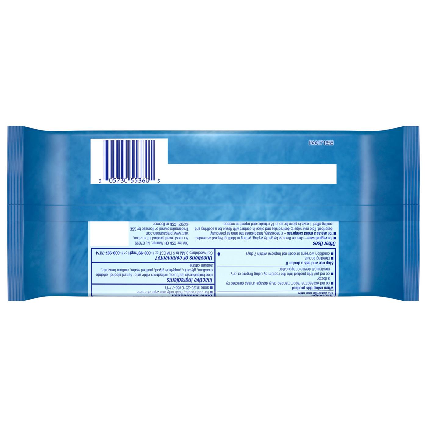 Preparation H Soothing Relief Cleaning and Cooling Wipes; image 2 of 4