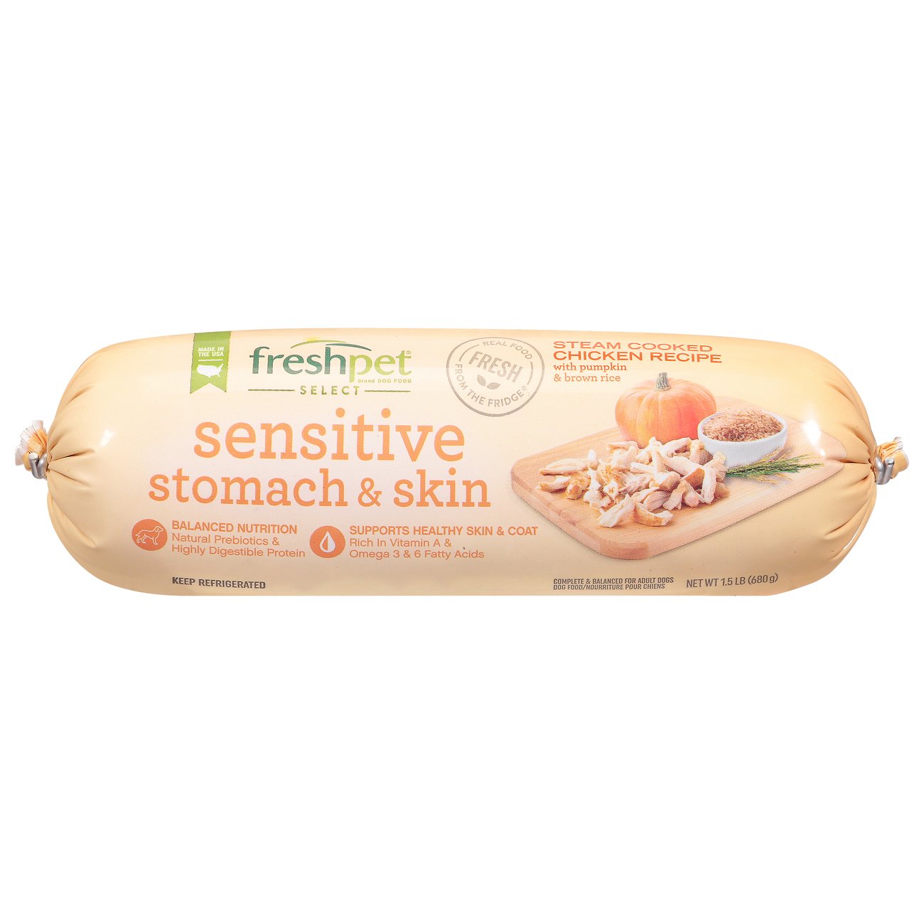 freshpet-select-sensitive-stomach-skin-chicken-recipe-wet-dog-food