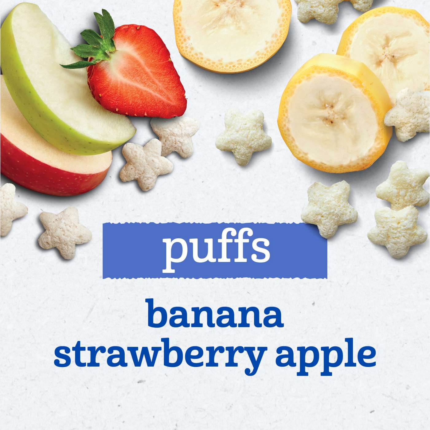 Gerber Snacks for Baby Grain & Grow Puffs Variety Pack - Banana & Strawberry Apple; image 2 of 8