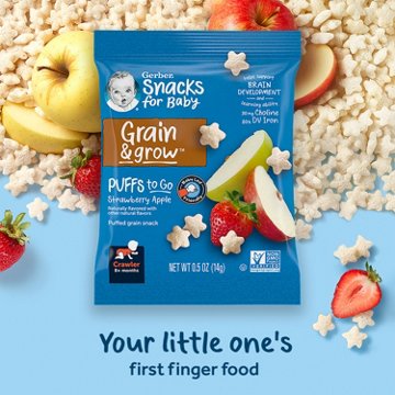 Gerber Puffs to Go - Strawberry Apple