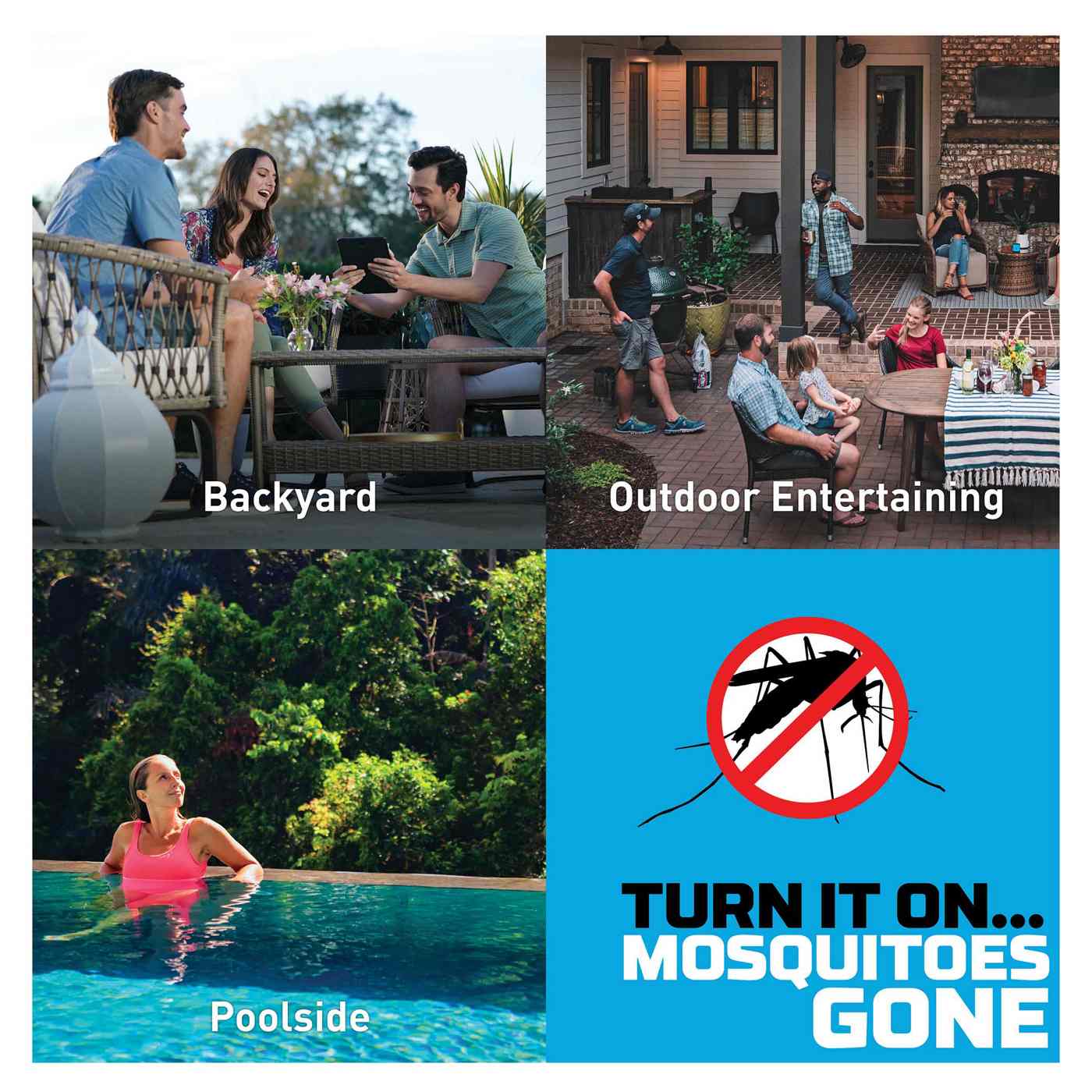 Thermacell Repellents, Inc Patio Shield Mosquito Repeller Glacier