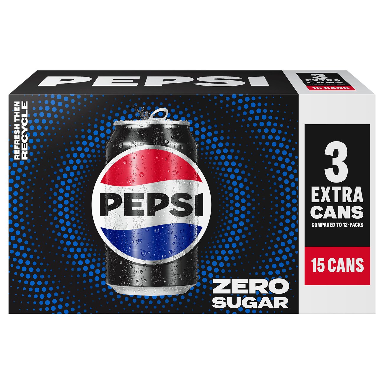 Pepsi Zero Sugar Cola 12 oz Cans Shop Soda at HEB