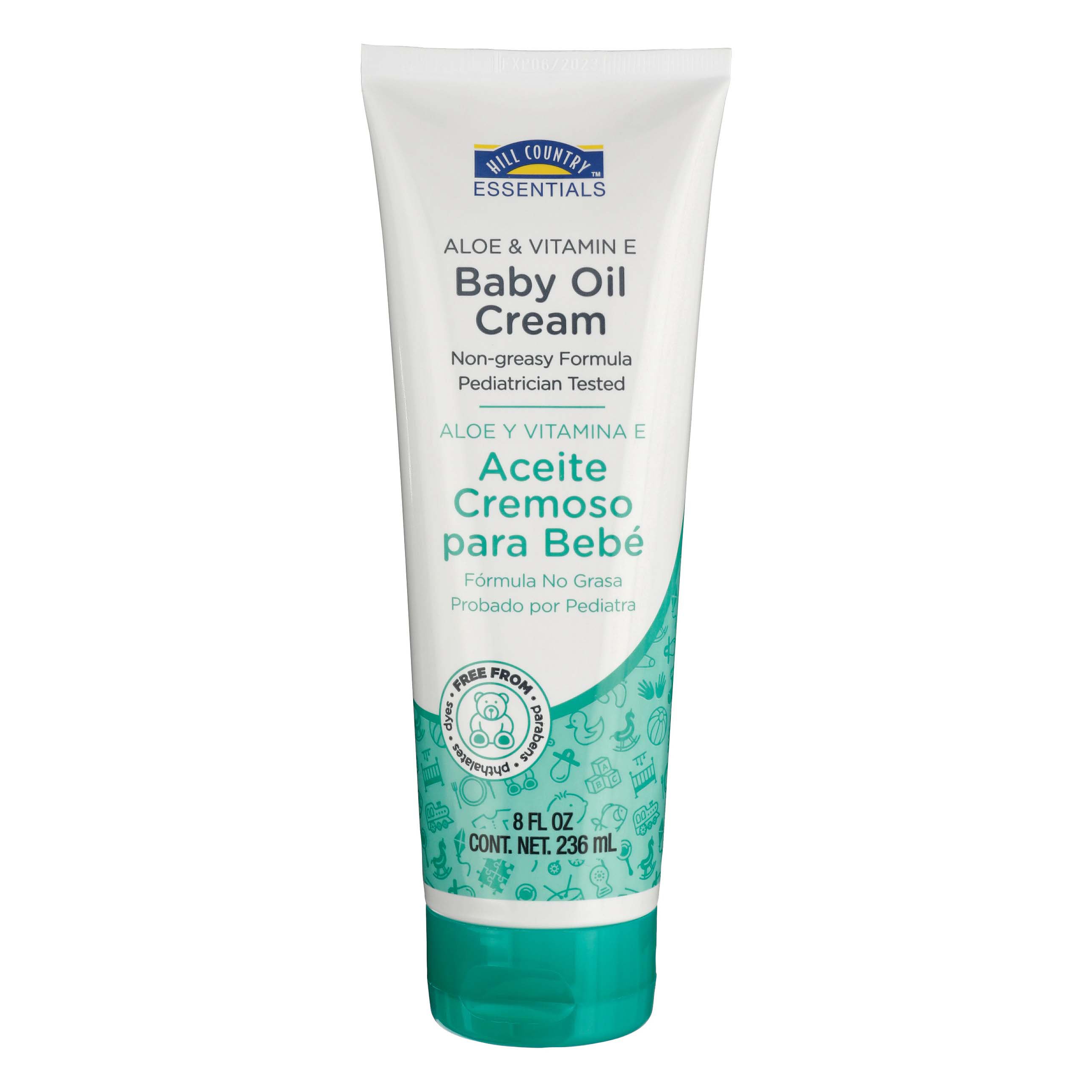 baby oil cream