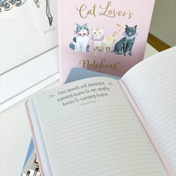 Eccolo Cat Lover's Journal, 6" x 8"