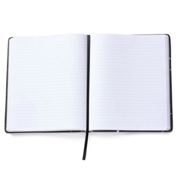 Eccolo Black Marble Journal, 8" x 10"