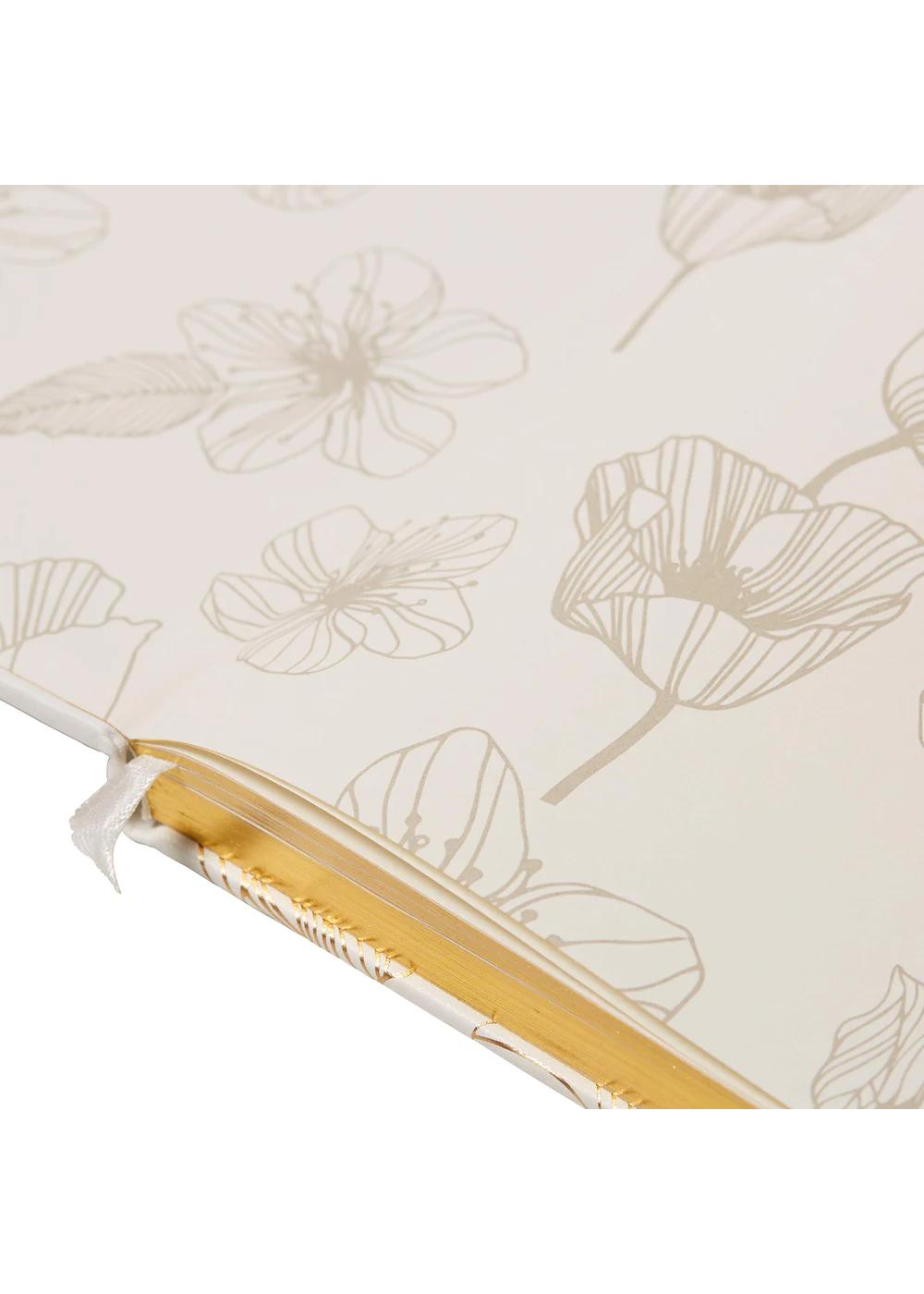 Eccolo Gold Flower Sketches Journal; image 2 of 3