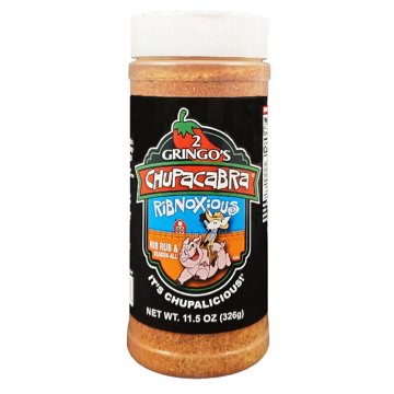 2 Gringos Chupacabra Ribnoxious Rib Rub, 11.5 oz