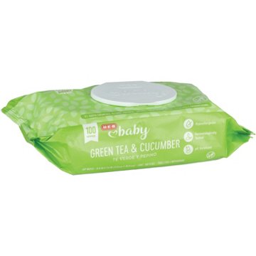 H-E-B Baby Green Tea & Cucumber Wipes - Texas-Size Pack, 900 ct