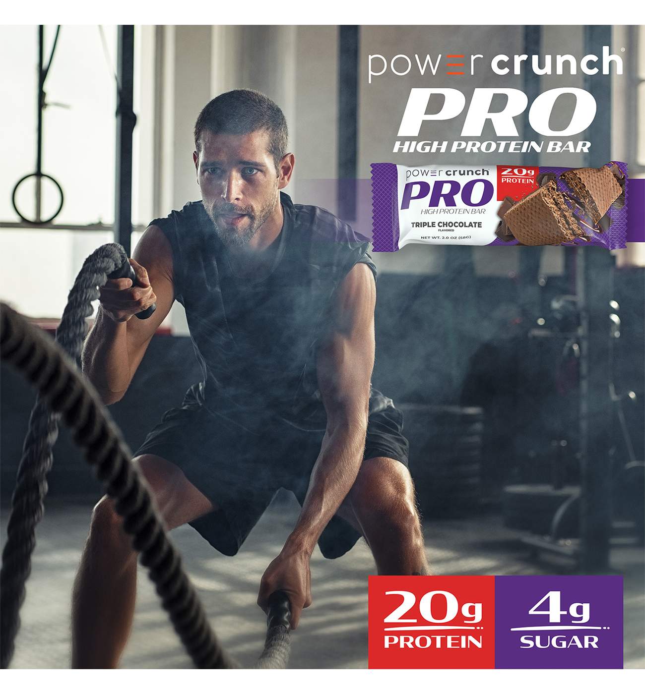 Power Crunch Pro 20g Protein Bars - Triple Chocolate; image 4 of 5