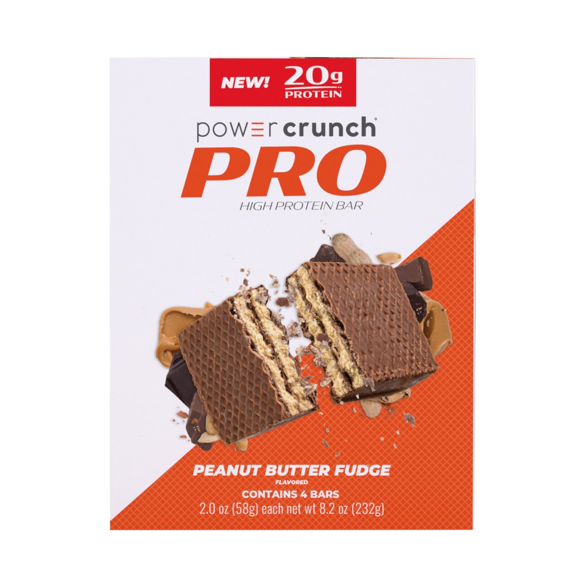 Power Crunch Pro Peanut Butter Fudge Protein Energy Bars - Shop Granola ...