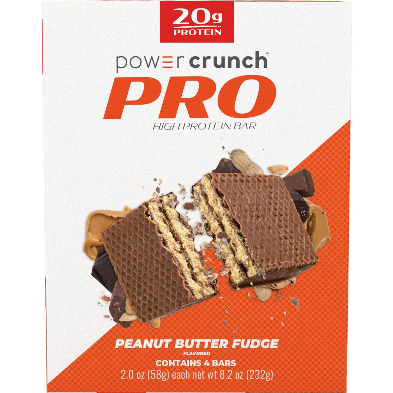 Power Crunch Pro Peanut Butter Fudge Protein Energy Bars - Shop Granola ...