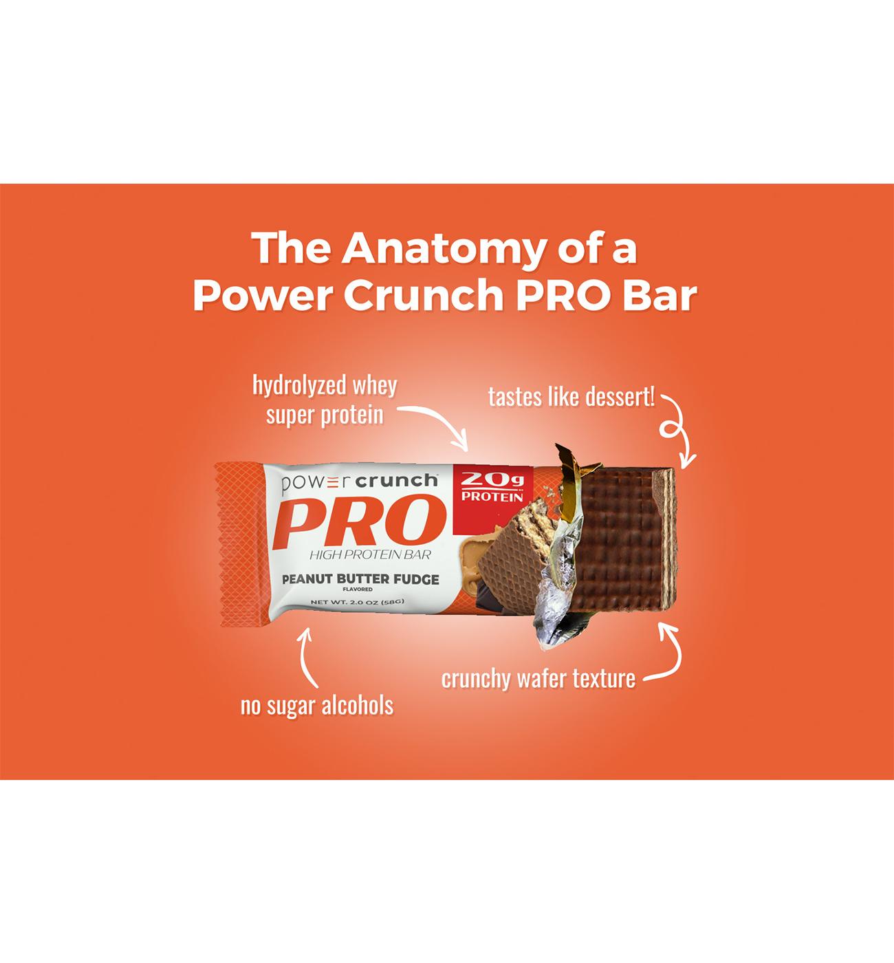 Power Crunch Pro 20g Protein Bars - Peanut Butter Fudge; image 4 of 5