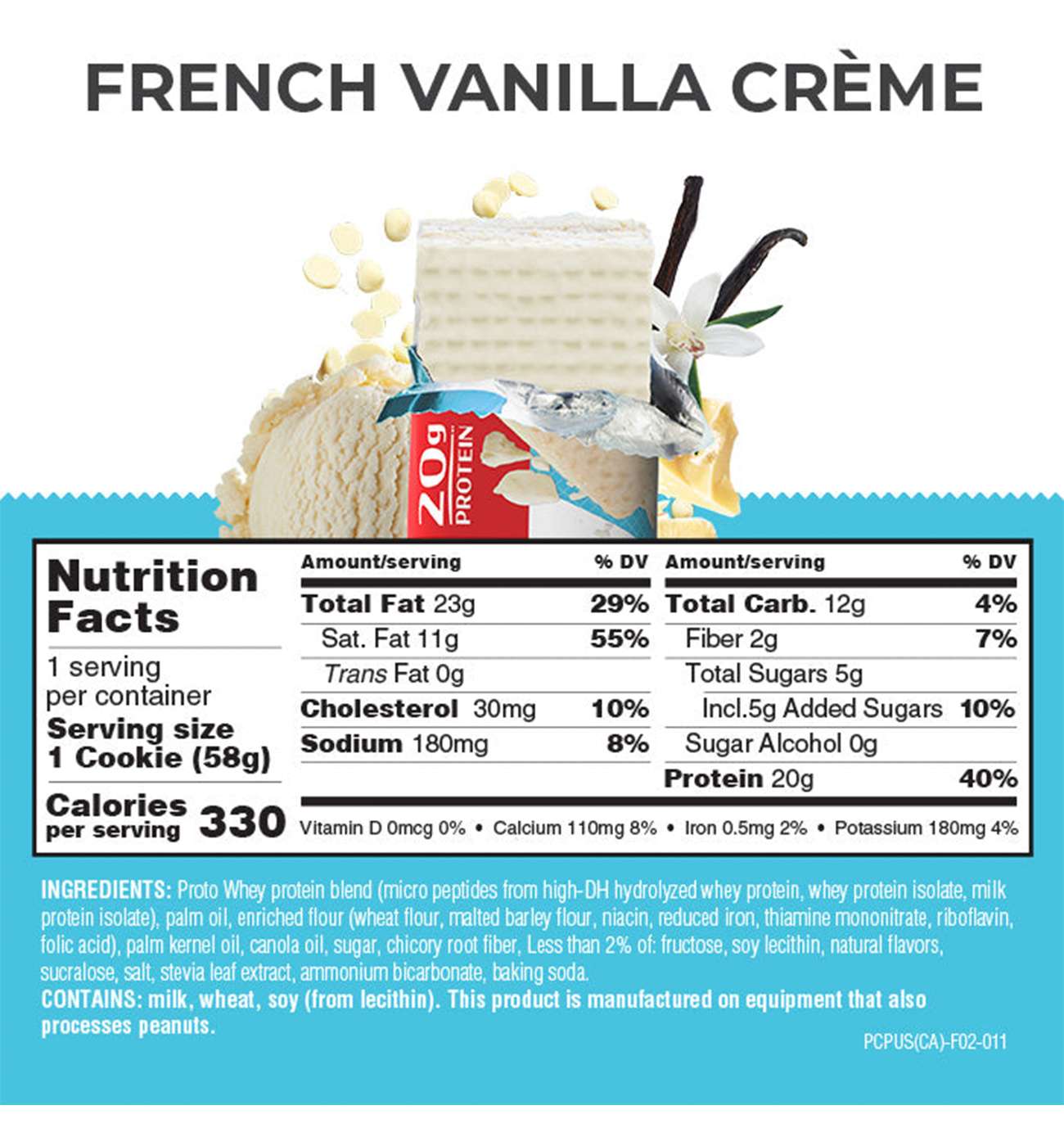 Power Crunch Pro 20g Protein Bars - French Vanilla Crème; image 3 of 5