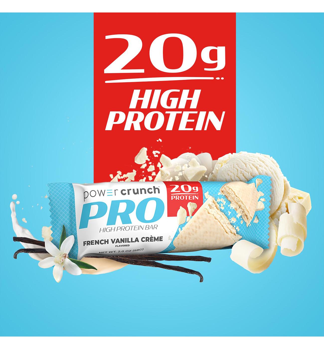 Power Crunch Pro 20g Protein Bars - French Vanilla Crème; image 5 of 5