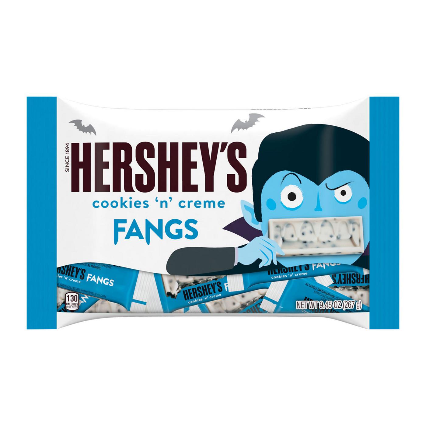 Hershey's Cookies 'n' Creme Fangs Halloween Candy; image 1 of 7