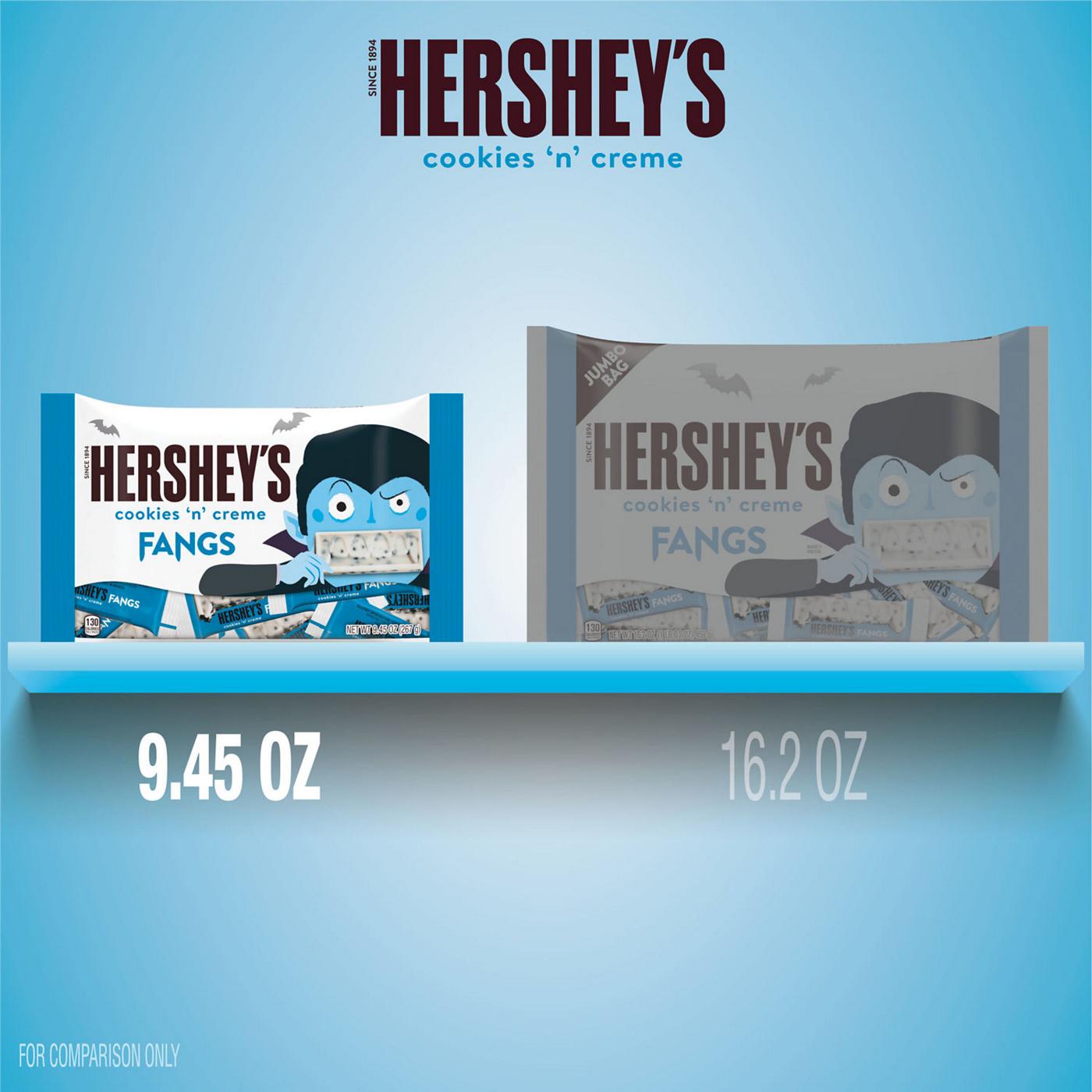 Hershey's Cookies 'n' Creme Fangs Halloween Candy; image 3 of 7