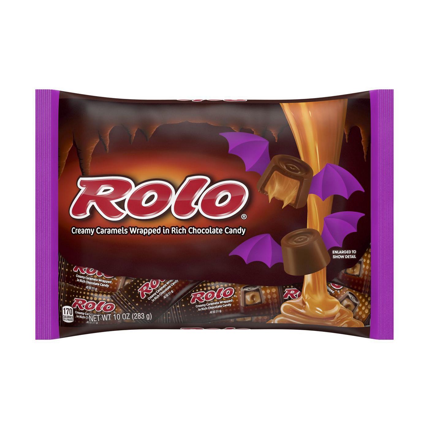 Rolo Creamy Caramels in Rich Chocolate Halloween Candy; image 1 of 6