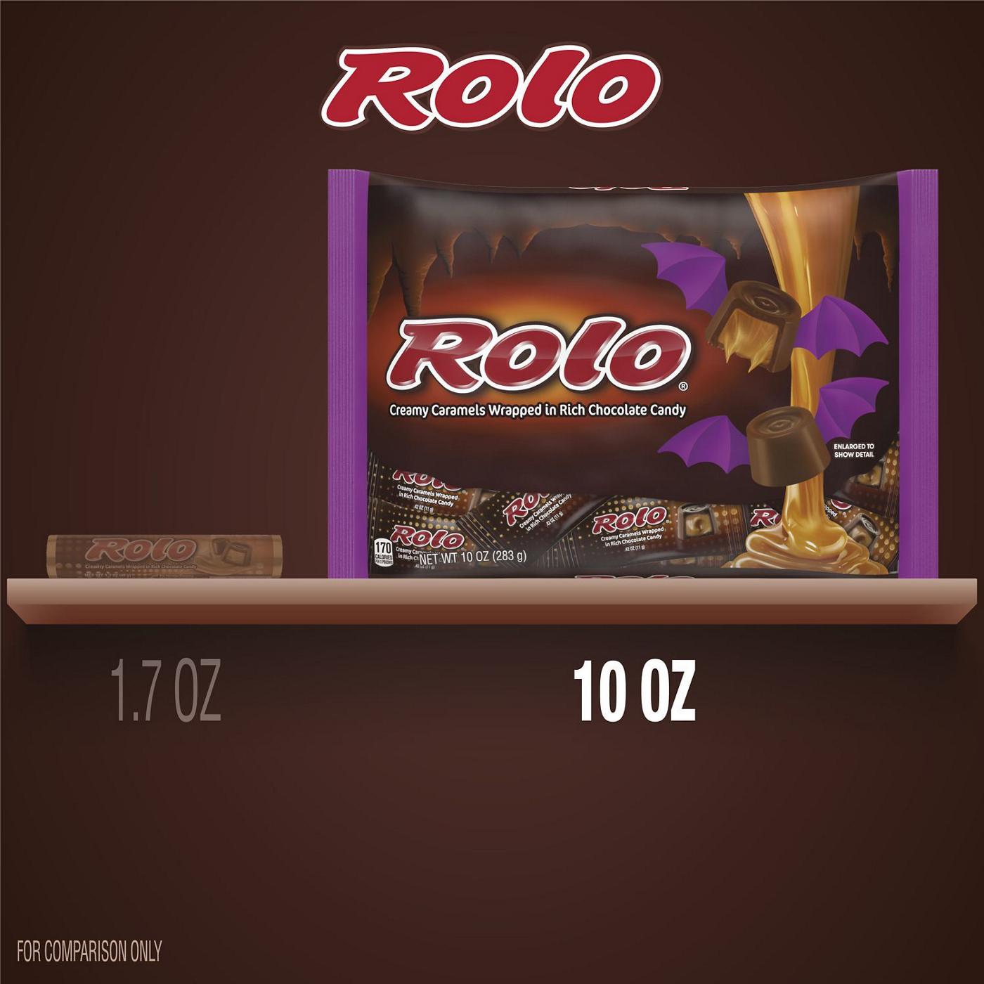 Rolo Creamy Caramels in Rich Chocolate Halloween Candy; image 5 of 6