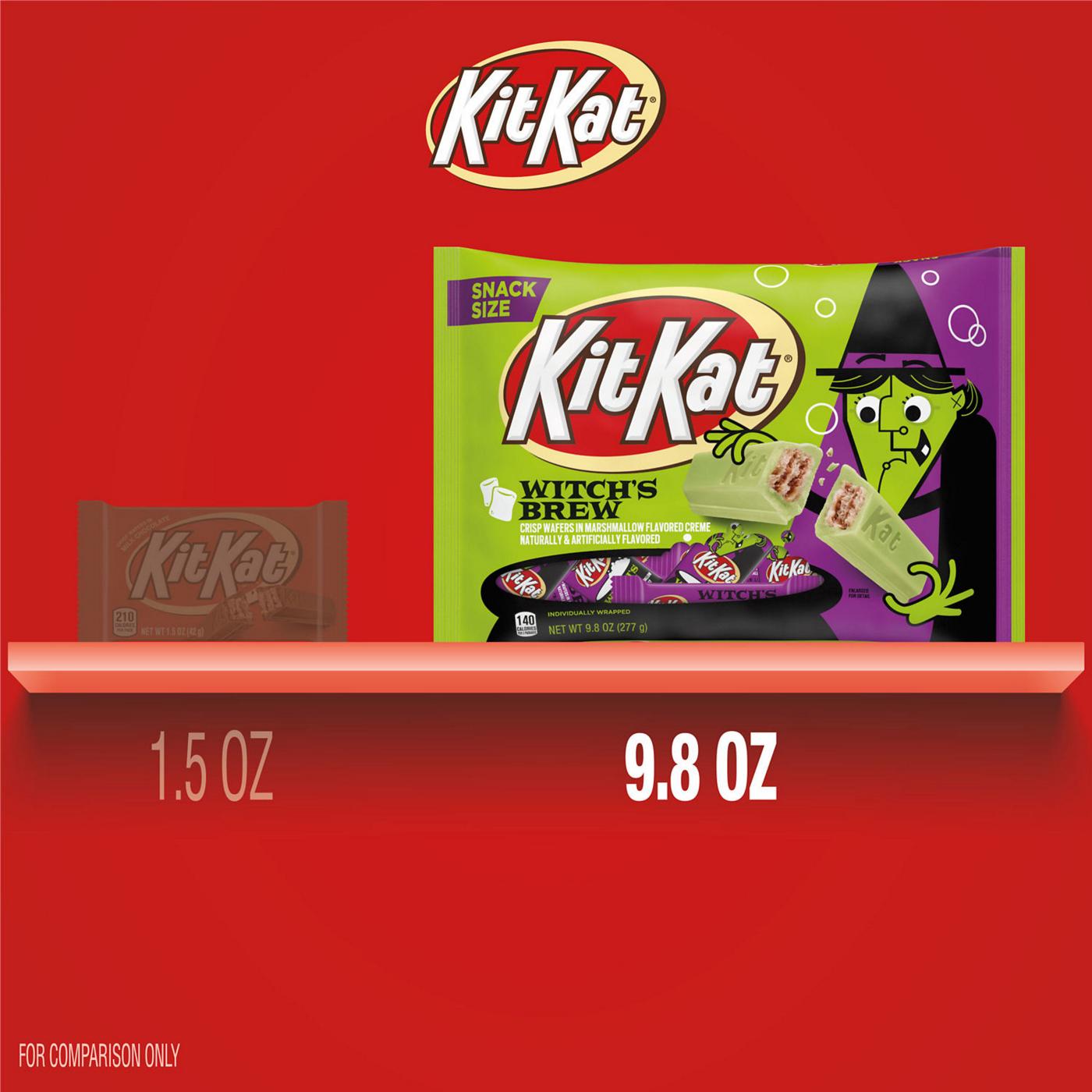 Kit Kat Witch's Brew Marshmallow Creme Wafer Snack Size Halloween Candy; image 3 of 7