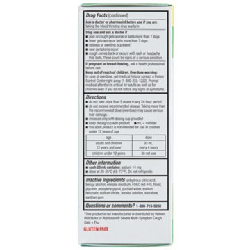 H-E-B Max Strength Tussin Severe Cough Cold & Flu, 4 oz