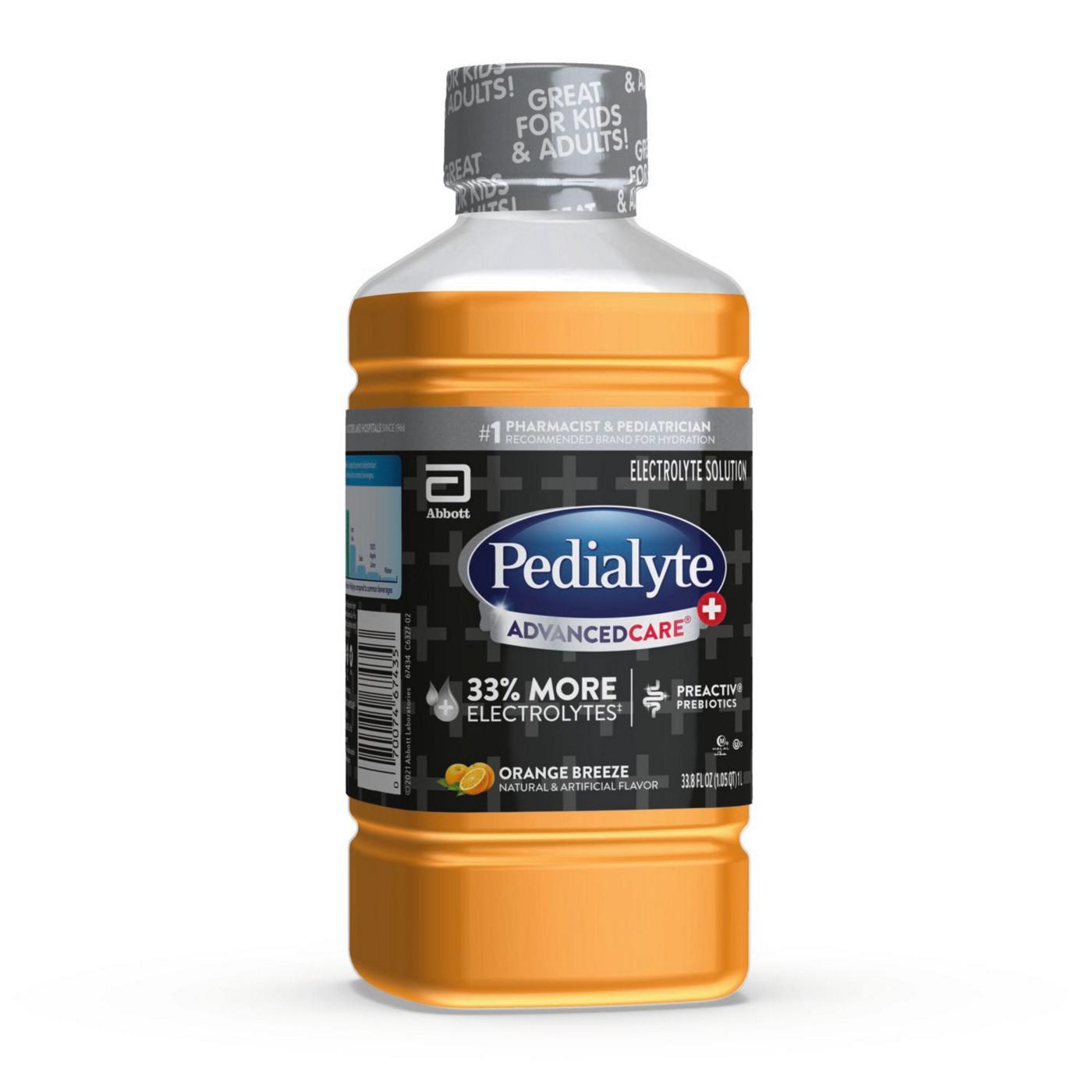 Pedialyte AdvancedCare Plus Plus Orange; image 2 of 9