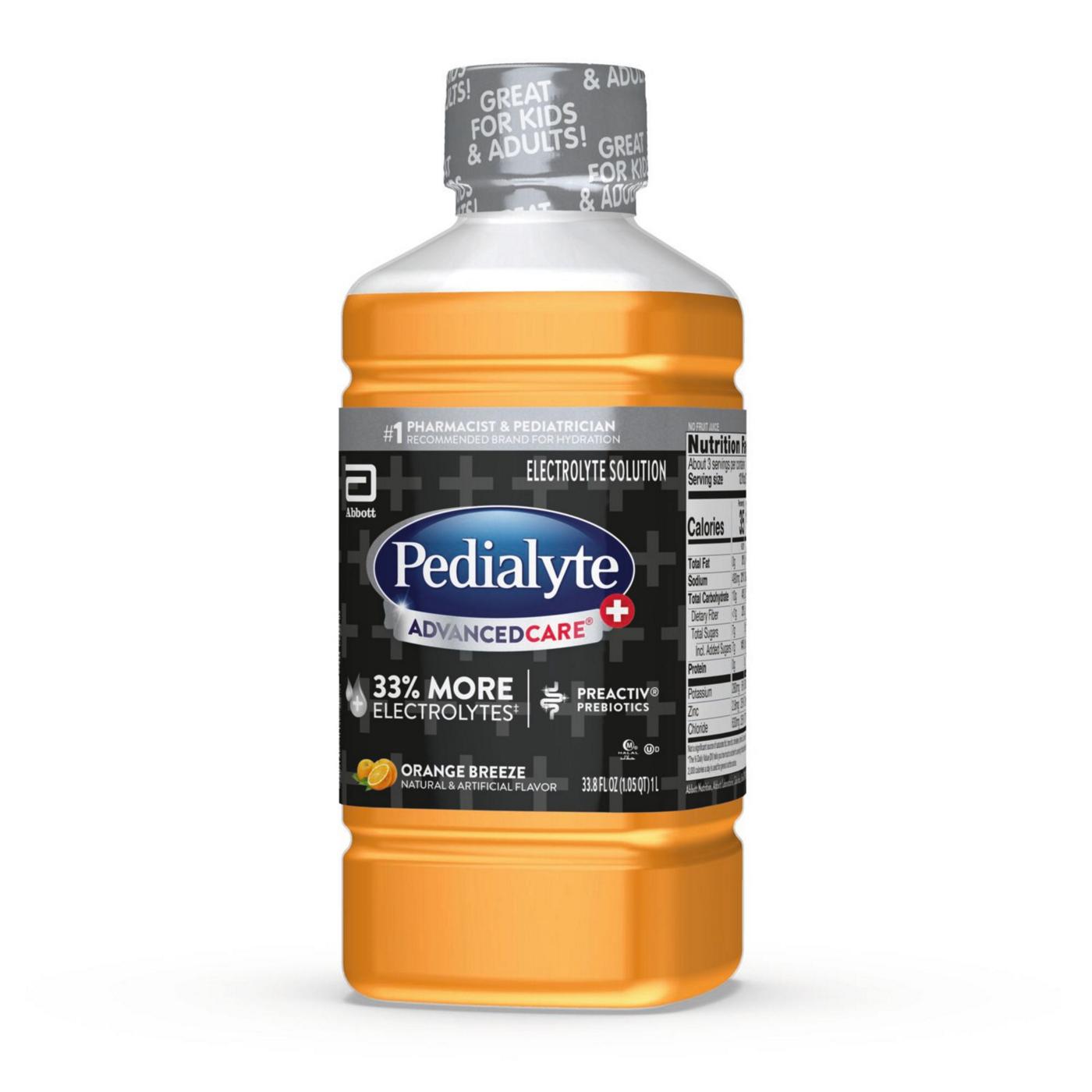 Pedialyte AdvancedCare Plus Plus Orange; image 3 of 9