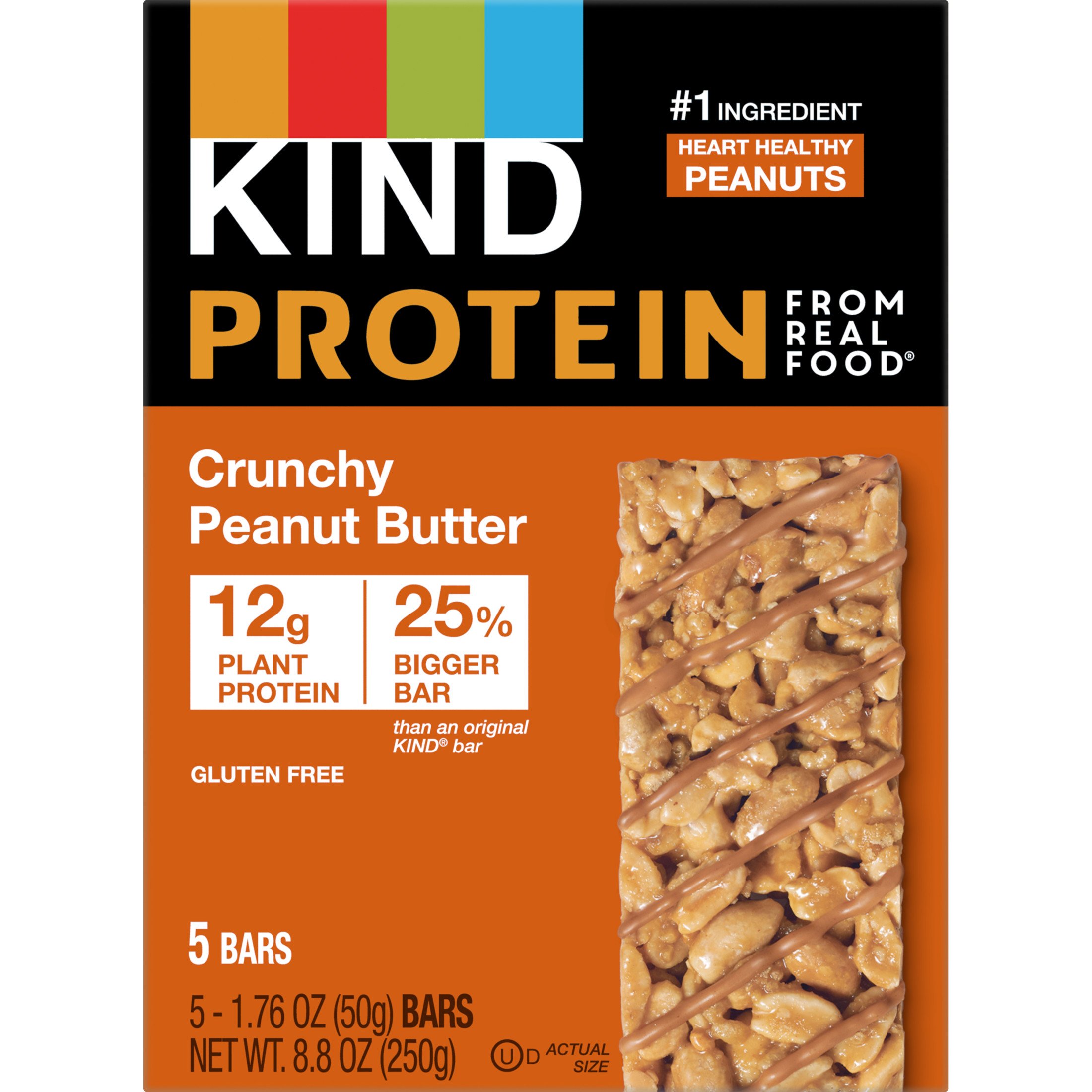 Kind 12g Protein Bars Crunchy Peanut Butter Shop Granola & snack