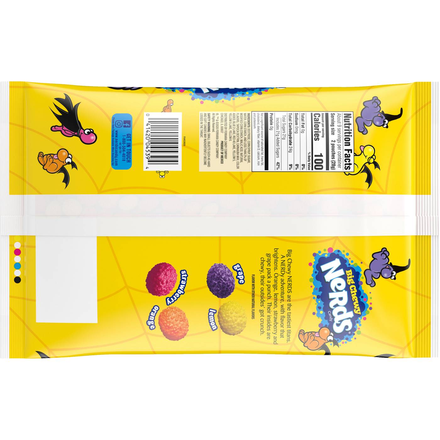 Nerds Big Chewy Halloween Candy; image 2 of 4