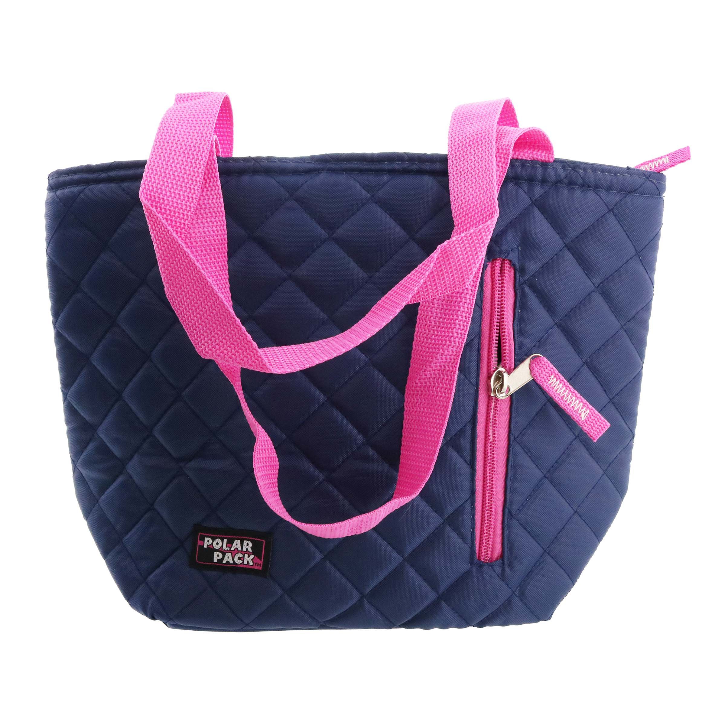 Polar Pack Blue 9 Can Quilted Mini Tote Shop Lunch Boxes at HEB