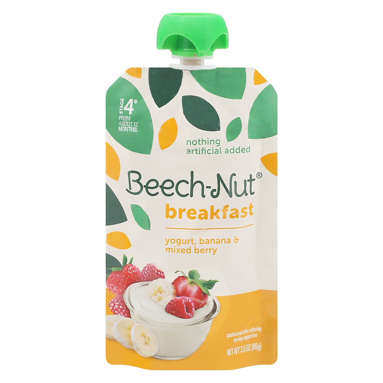 Beech-Nut Breakfast Pouch - Yogurt Banana & Mixed Berry, 3.5 oz