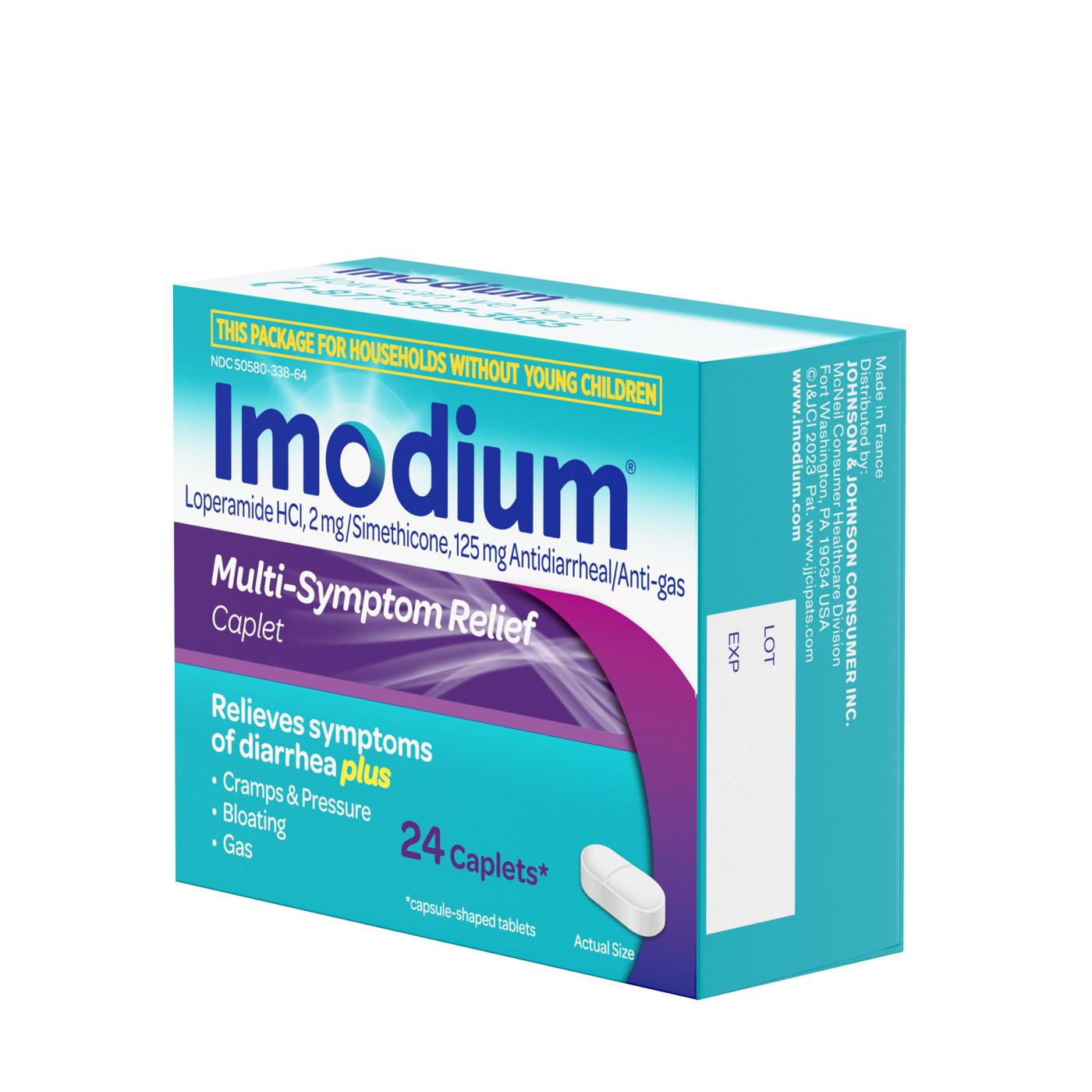 Imodium Multi-Symptom Relief Diarrhea Medicine Caplets; image 5 of 7