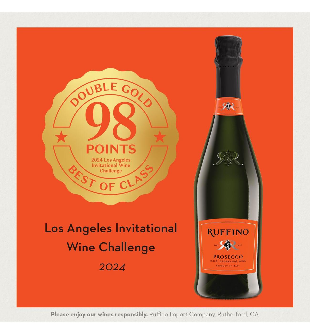 Ruffino Lumina Prosecco DOC Italy White Sparkling Wine; image 3 of 8