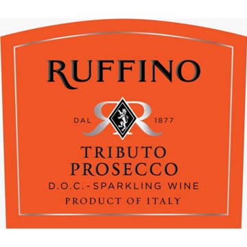 Ruffino Lumina Prosecco DOC Italy White Sparkling Wine, 750 mL