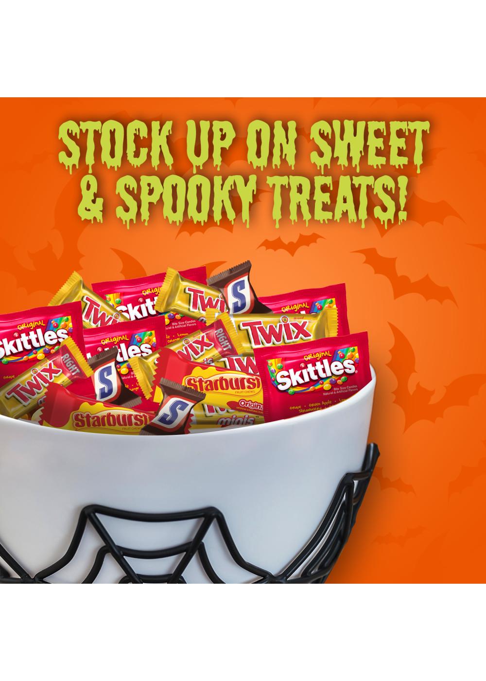 Mars Snickers Skittles Starburst Twix Halloween Bulk Candy Assortment; image 3 of 8