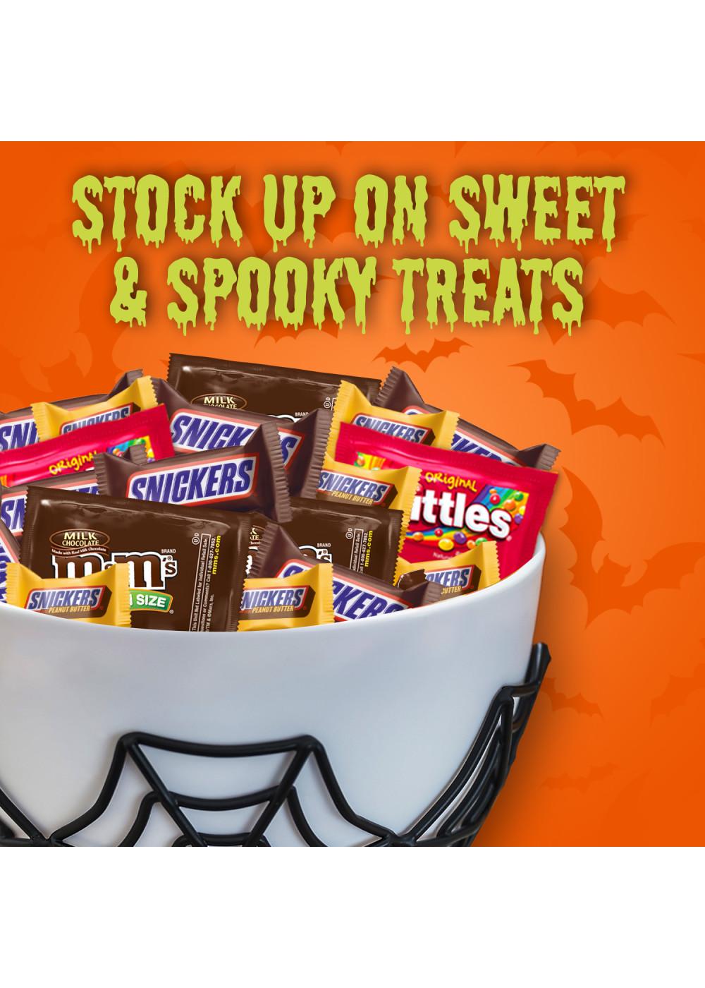 M&M's, Snickers, Twix & Milky Way Assorted Mini Chocolate Halloween Candy -  Shop Candy at H-E-B