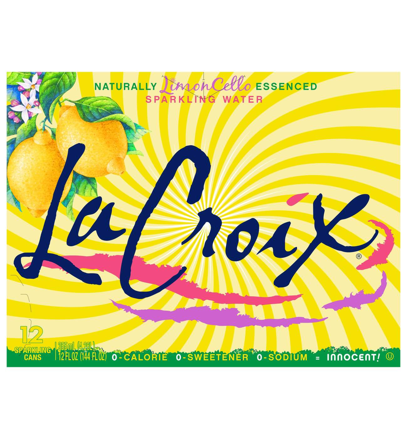 La Croix LimonCello Sparkling Water; image 2 of 2