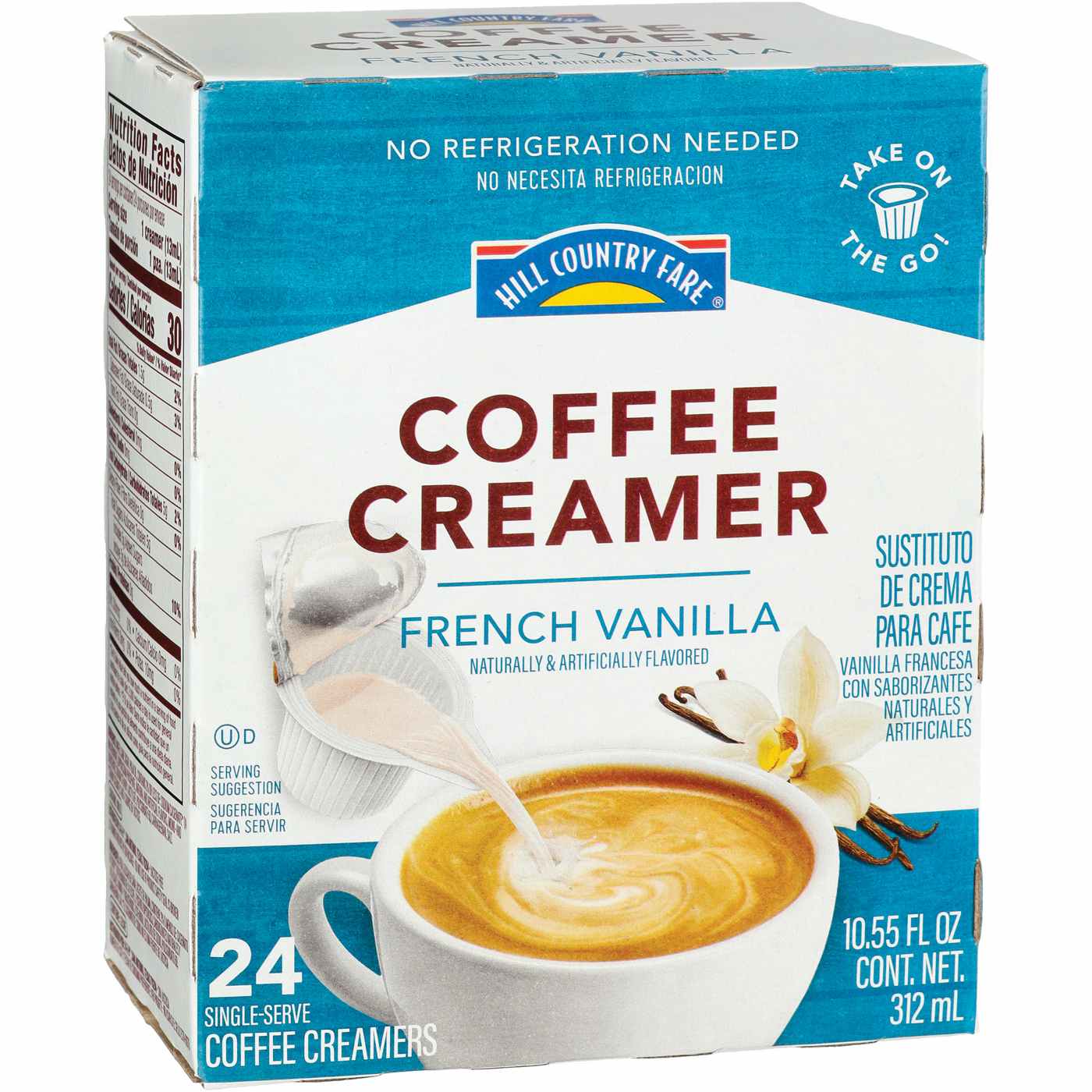 Hill Country Fare Coffee Creamer Single Serve Cups – French Vanilla; image 2 of 2