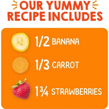 Happy Tot Super Bellies Stage 4 Immune+Digestive Support Bananas Baby Food Pouch