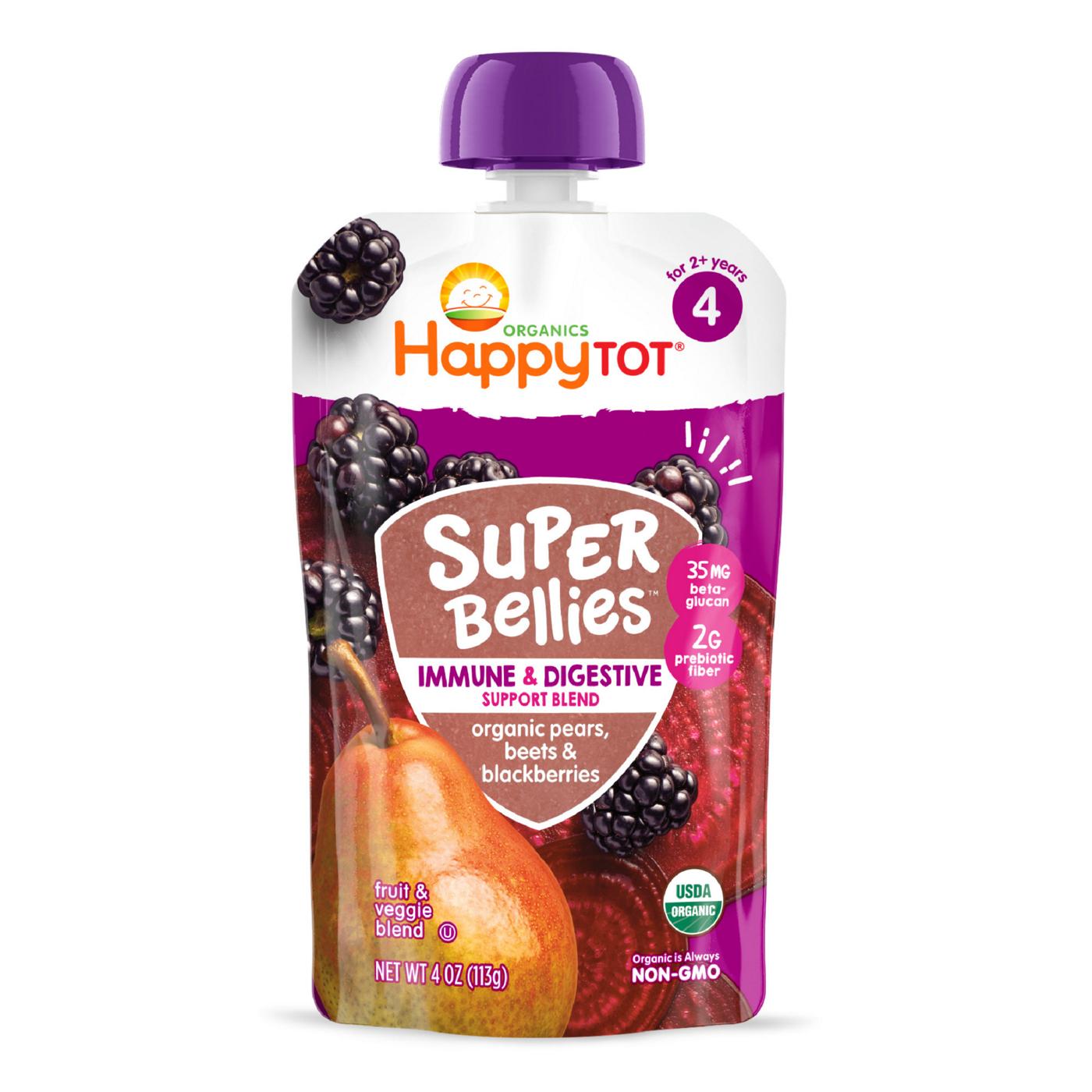 Happy Tot Organics Super Bellies Pouch - Pears Beets & Blackberries; image 1 of 4