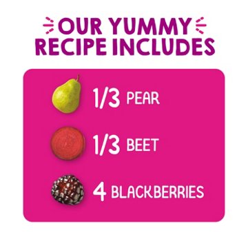 Happy Tot Organics Super Bellies Stage 4 Pears Beets & Blackberries