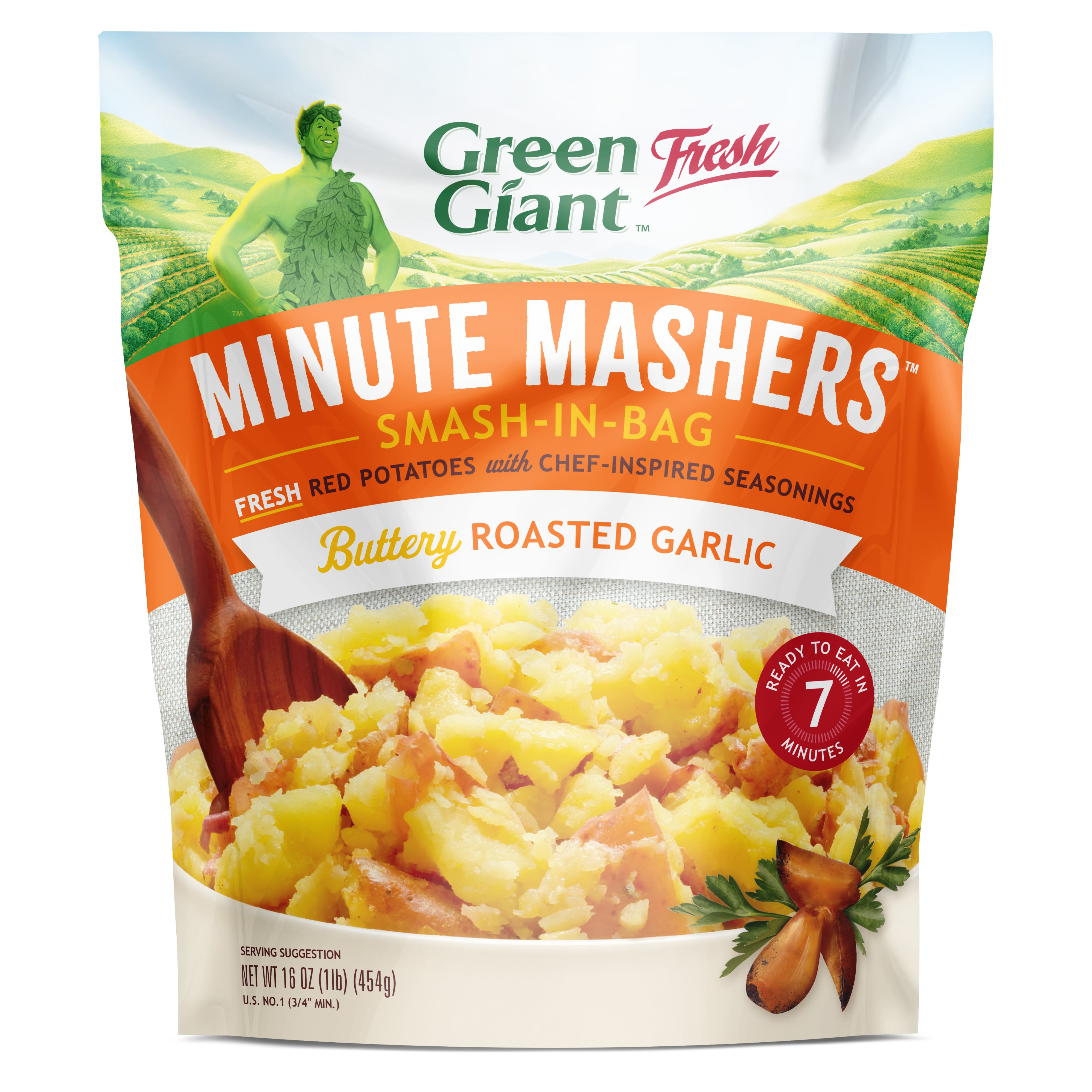Green Giant Fresh Minute Mashers - Buttery Roasted Garlic - Shop Potatoes &  Carrots at H-E-B