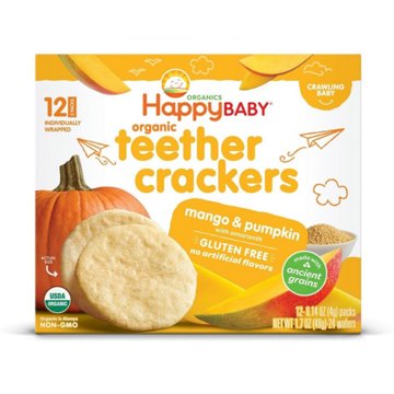 Happy Baby Organics Teether Crackers Mango & Pumpkin