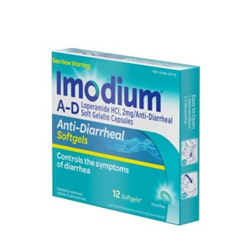 Imodium A-D Anti-Diarrheal Softgels with 2 mg Loperamide HCl