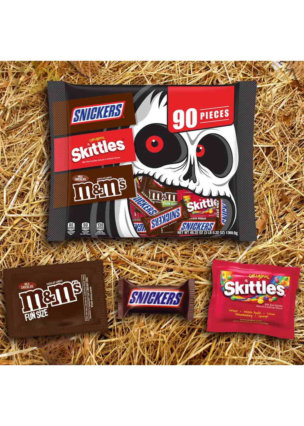 M&M'S, Snickers & Skittles Assorted Fun Size Halloween Candy; image 2 of 7