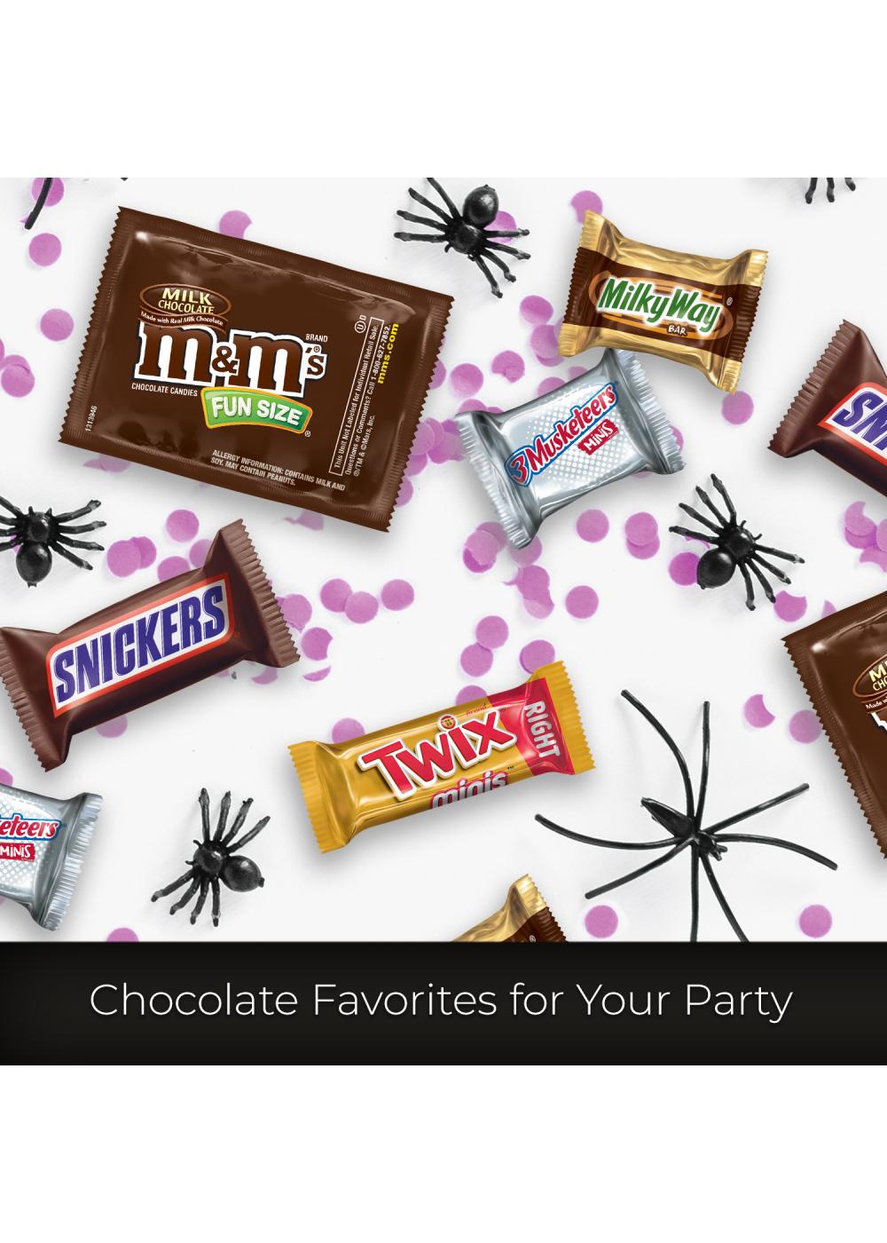M&M'S Snickers Twix & Milky Way Chocolate Halloween Candy
